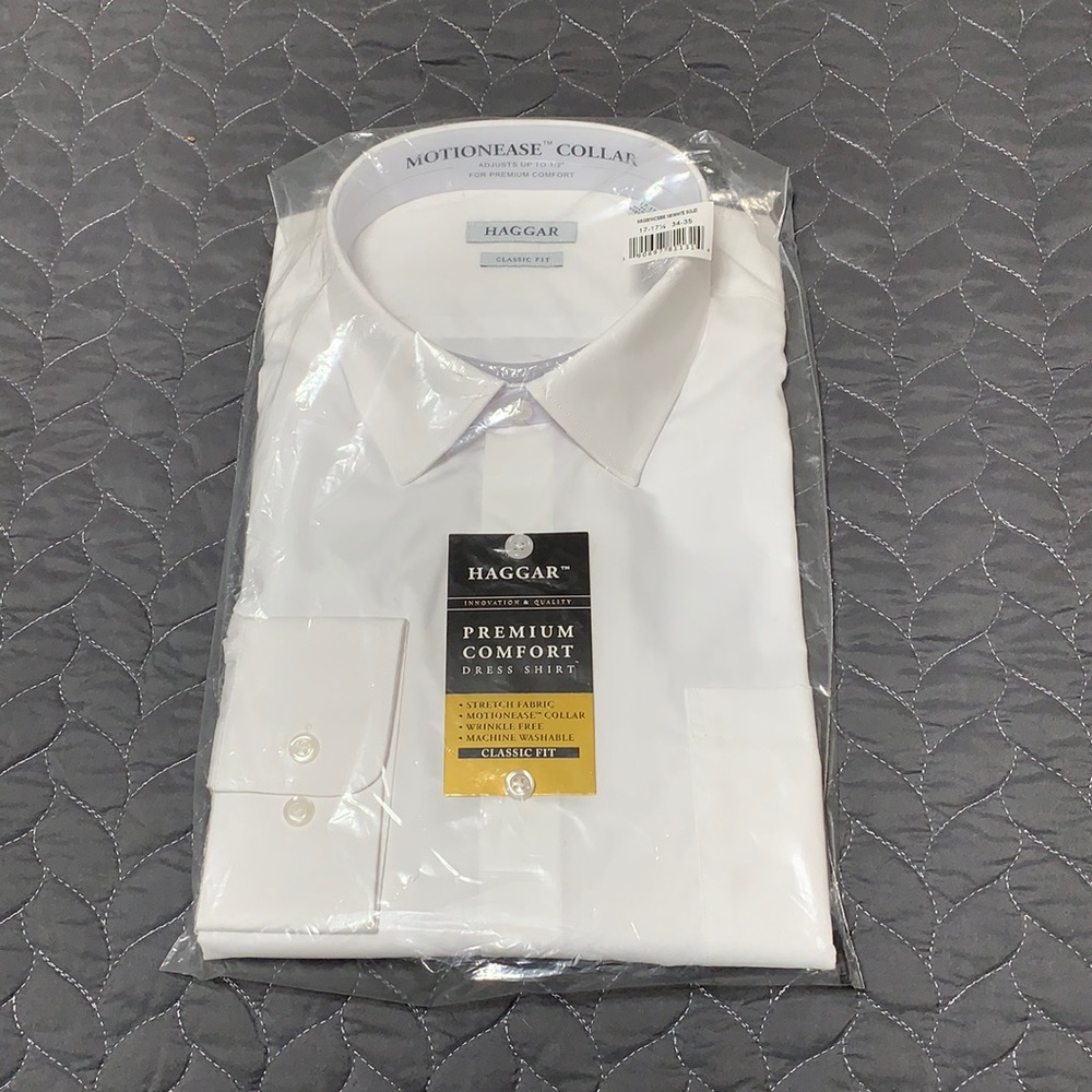 White button down Haggar